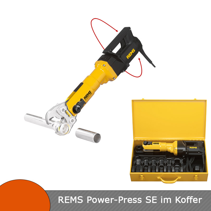 REMS Power-Press SE Radial-Pressmaschine Basis-Pack mit Koffer - 572111