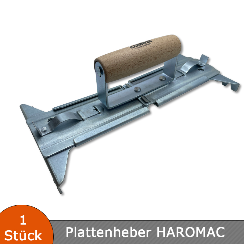 Haromac Plattenheber mit robustem Holzgriff