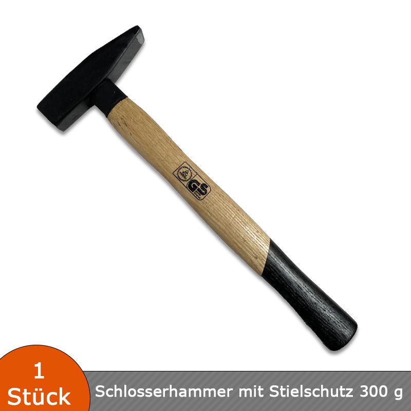 Verlegehilfen Schlosserhammer mit Stielschutz 300g