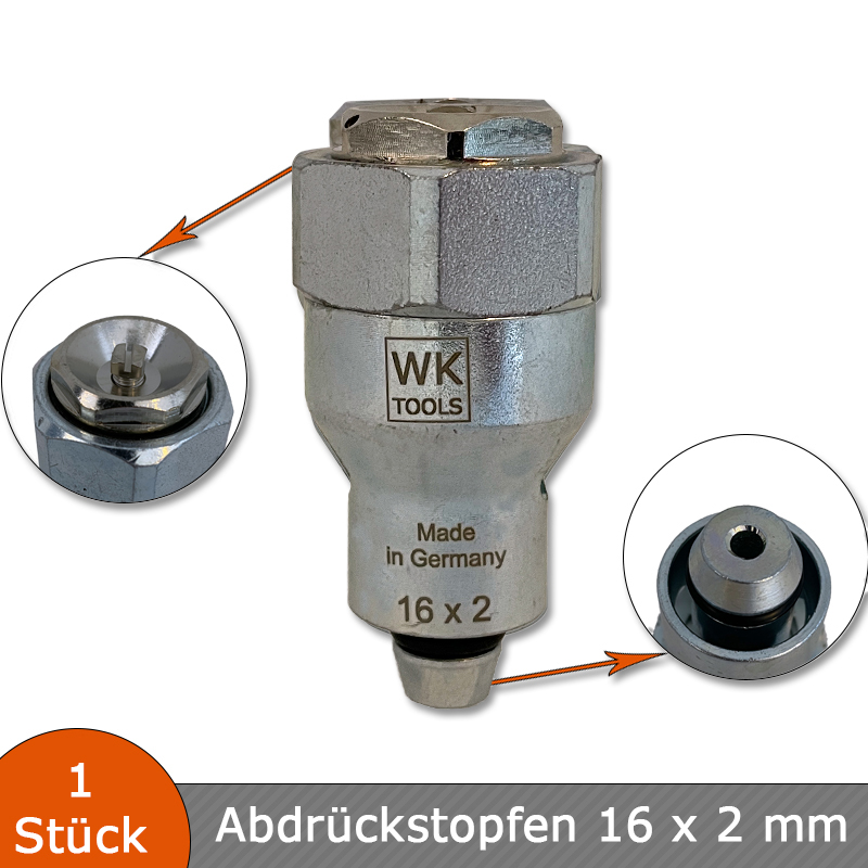 Verlegehilfen Abdrueckstopfen 16 mm