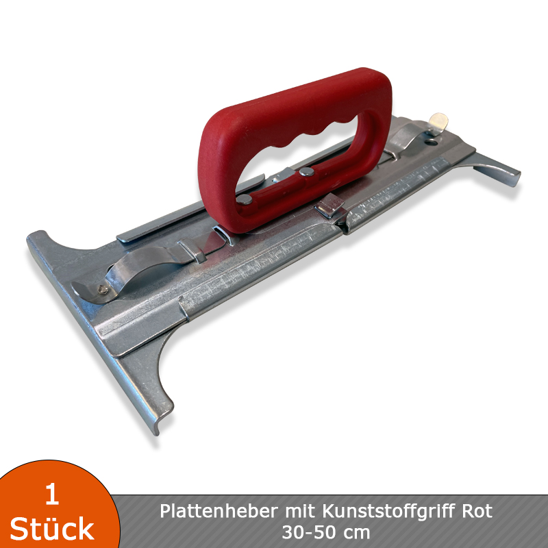 Verlegehilfen Plattenheber Profi - Fliesenheber / verstellbar / Kunststoffgriff / 30 - 50 cm
