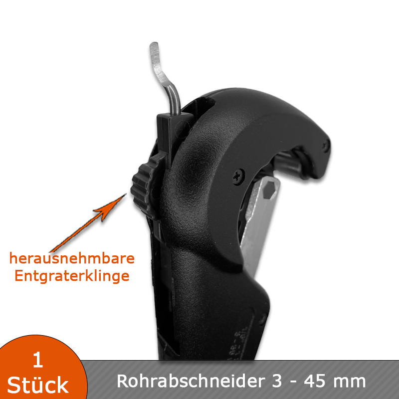 Verlegehilfen Rohrabschneider 3 - 45 mm